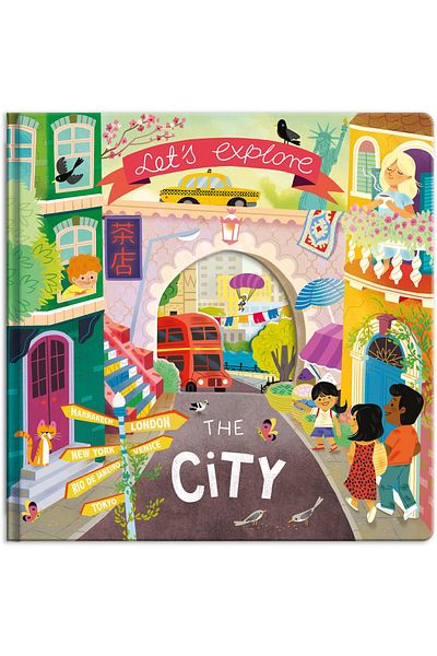 North Parade Children's Book, NPP, Let's Explore The City - Children's Lift-The-Flap Book, 3+ years