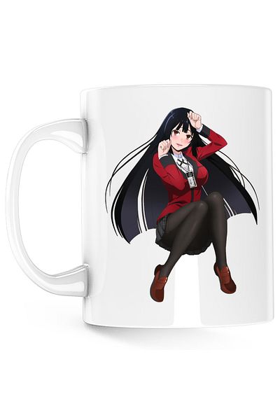 OEM Cana Yumeko Jabami Kakegurui Gambling Poker, white, 330 ml