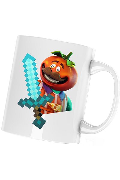 OEM Cana Tomato Fortnite Minecraft Diamond Sword, alba, 330 ml