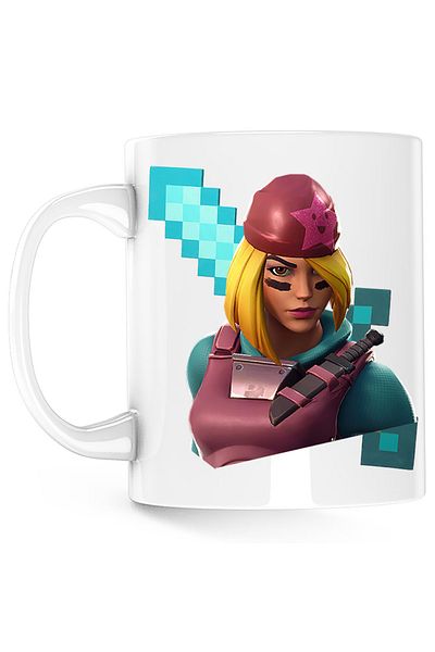 OEM Cana Skully Fortnite Minecraft Diamond Sword, alba, 330 ml