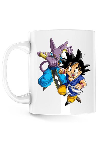 OEM Cana Dragon Ball Beerus Goku Legends, alba, 330 ml