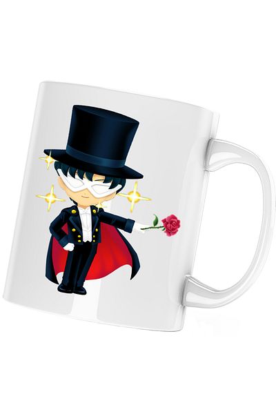 OEM Cana Sailor Moon Tuxedo Manga Chibi Anime, alba, 330 ml