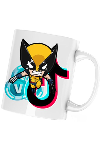 OEM Can Wolverine XMen Fortnite VBucks Tiktok, white, 330 ml