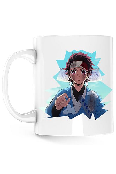OEM Cana Demon Slayer Tanjiro Kamado Fantasy Manga, white, 330 ml