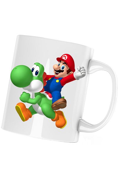 OEM Cana Mario Yoshi Super Game Hero, alba, 330 ml