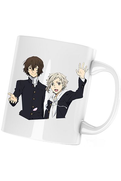 OEM Cana Bungo Stray Dogs Osamu Dazai Atsushi Nakajima, white, 330 ml