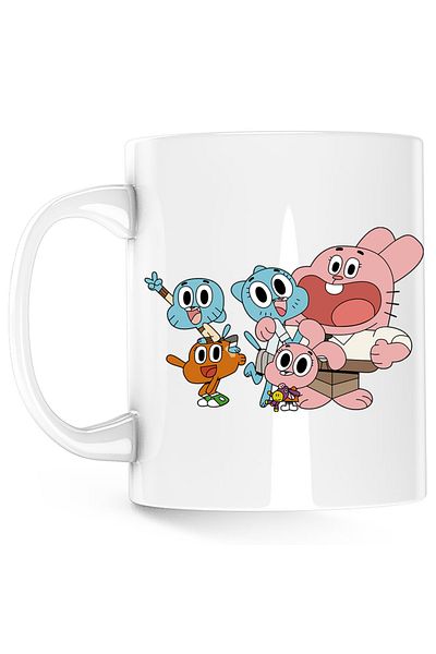 OEM Mug The World of Gumball Family Animation, white, 330 ml