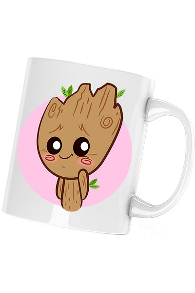 OEM Baby I am Groot Bebe Copacel cup, white, 330 ml