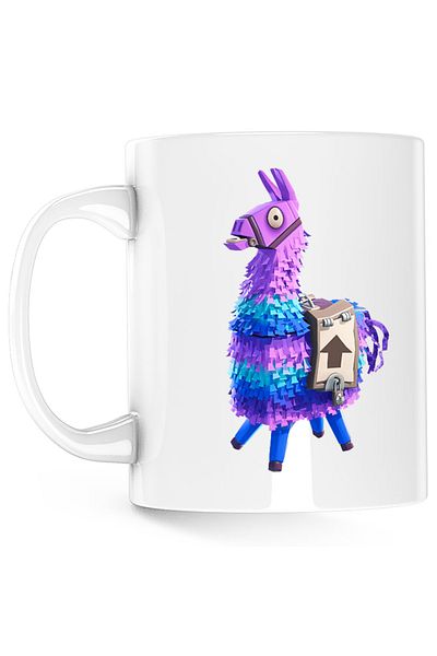 OEM Cana Llama Fortnite Play, alba, 330 ml