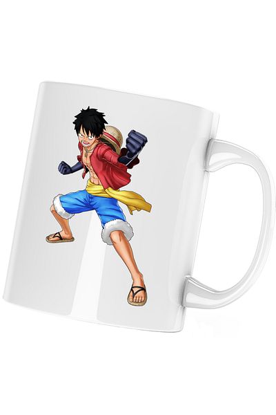 OEM Cana One Piece Monkey D Luffy Karate, alba, 330 ml