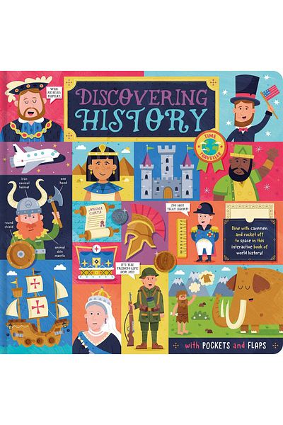 North Parade Children's book, NPP, Discovering History, Children's Interactive Fact Book, 6+ years