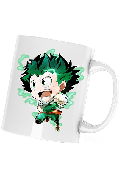 OEM Cana My Hero Academia Deku Izuku Midoriya, alba, 330 ml