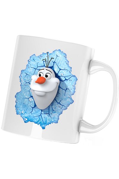 OEM Disney Elsa Frozen Olaf Om de Zapada Cane, alba, 330 ml