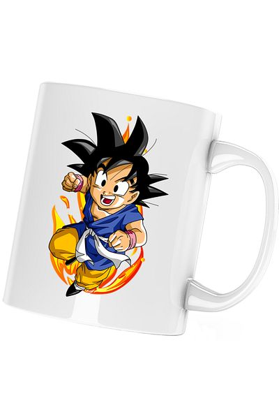 OEM Cana Dragon Ball Son Goku Kung Fu Gamer, alba, 330 ml