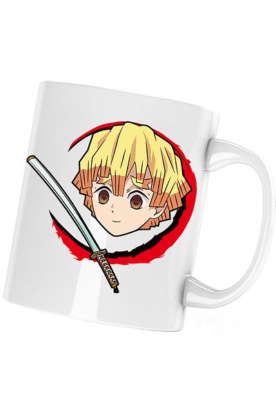 OEM Cana Demon Slayer Zenitsu Agatsuma Bebe Karate, alba, 330 ml