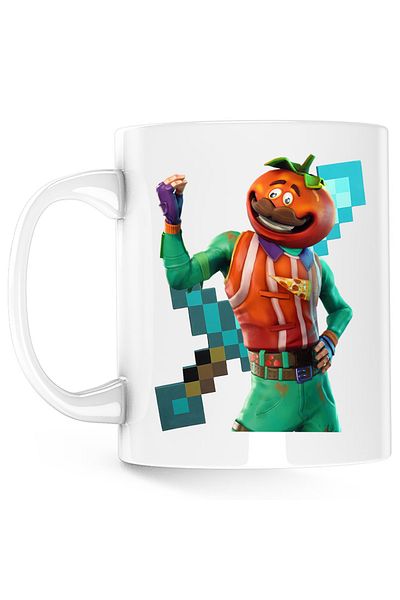 OEM Cana Tomato Skin Fortnite Minecraft, alba, 330 ml