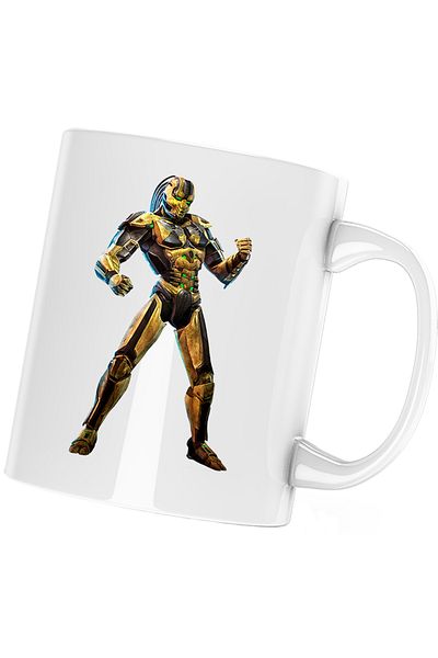 OEM Cana Mortal Kombat Cyrax SuperHero Armageddon Gold, white, 330 ml