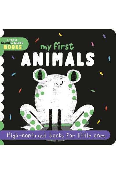 North Parade Children's book, NPP, My First Animals - Children's Black & White Contrast Book, 0+ years