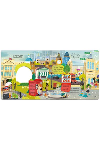 North Parade Children's Book, NPP, Let's Explore The City - Children's Lift-The-Flap Book, 3+ years