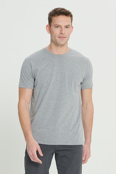 AC&Co / Altınyıldız Classics Μπλουζάκι 2 τεμαχίων Slim Fit Slim Fit 100% Cotton Crew Neck T-shirt