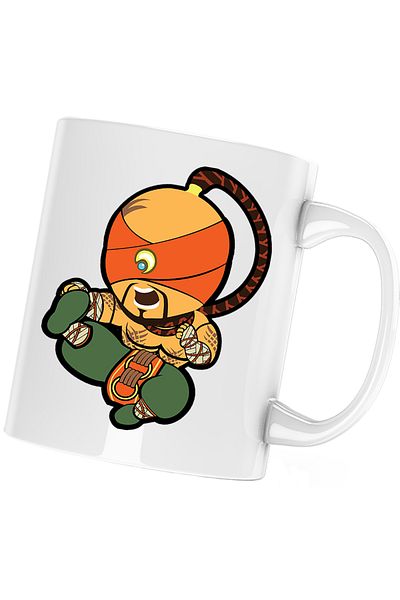 OEM Cana League of Legends Lee Sin LoL Shaolin Chibi, alba, 330 ml