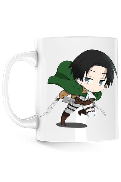 OEM Cana Captain Levi Attack on TItan AOT Anime Manga, alba, 330 ml