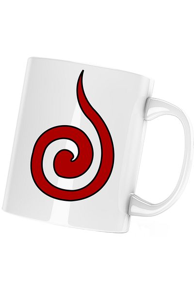 OEM Cana Naruto Uchiha Symbol Anime Logo, alba, 330 ml
