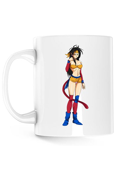 OEM Dragon Ball Z Pan Wife Dragobete Anime Gift Mug, white, 330 ml
