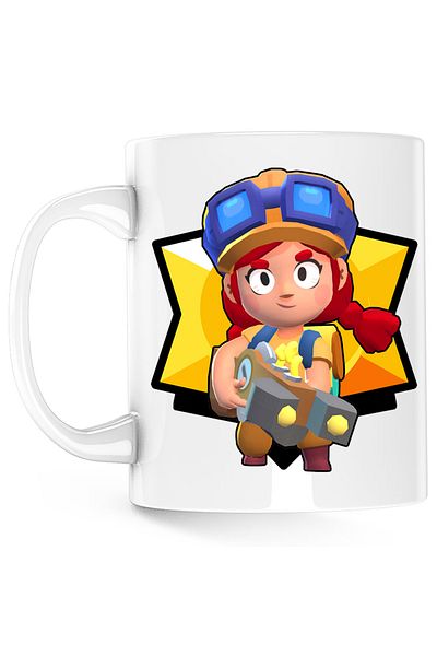 OEM Cana BrawlStars Jessie Play, alba, 330 ml