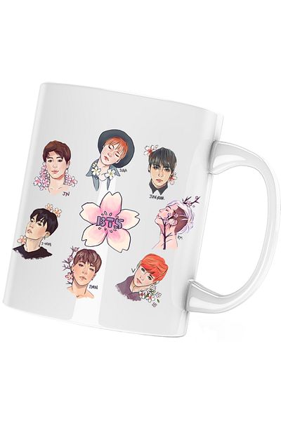 OEM Cana BTS All Crew Gang Flower, alba, 330 ml