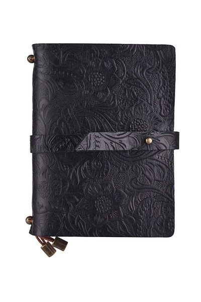 Generic Leather Vintage Embossed Pattern Travel Journal Notebook