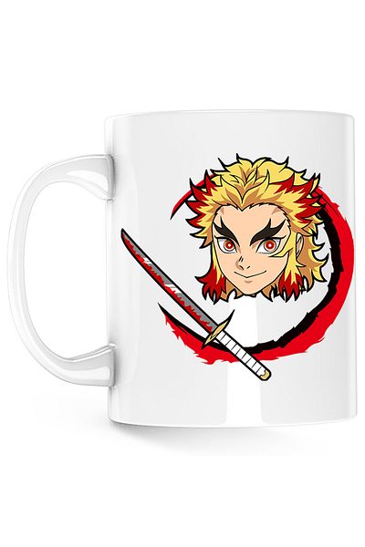OEM Cana Demon Slayer Kyojuro Rengoku Sabie Samurai, alba, 330 ml