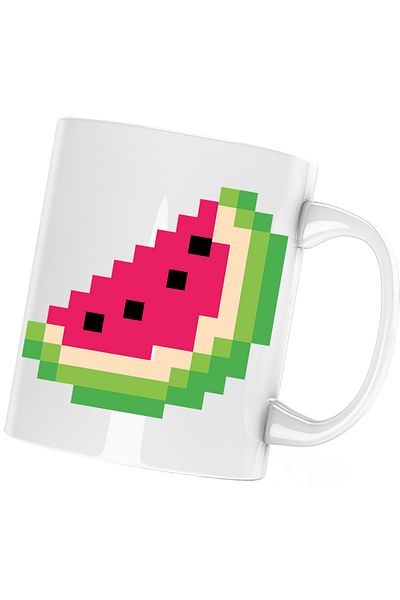 OEM Minecrat Watermelon Mug, white, 330 ml