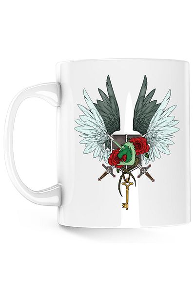 OEM Cana AOT Attack on Titan Crest Wings of Freedom Anime, alba, 330 ml