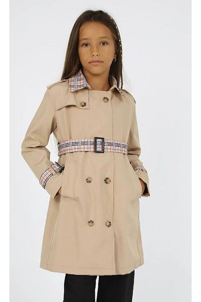 HÇ Hülya Çelik KİDSWEAR 2018 Girl's Trench Coat