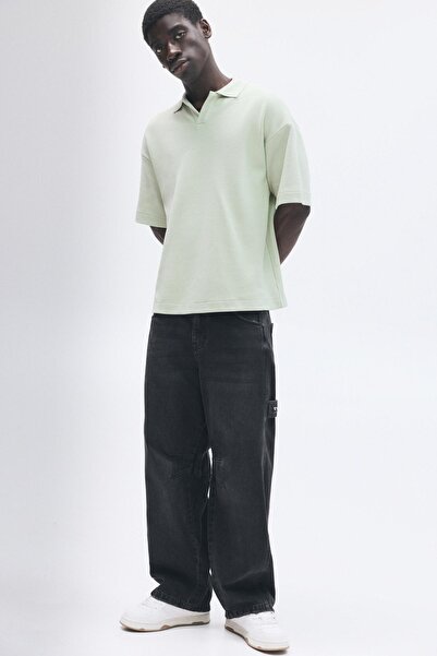 Pull & Bear Polo boxy kısa kollu