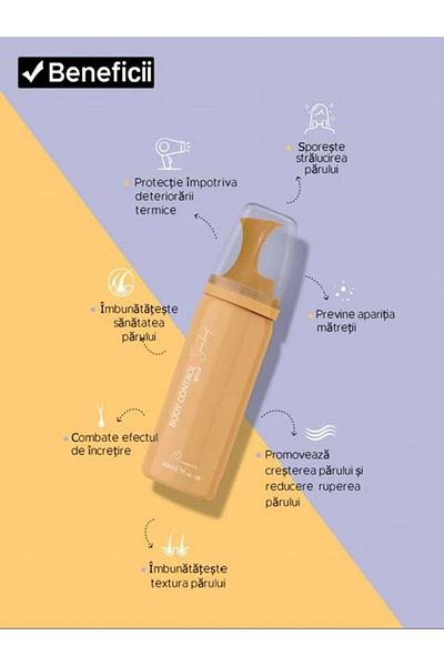 Mounir Spuma tratament - body control shine boost apricot - 50ml