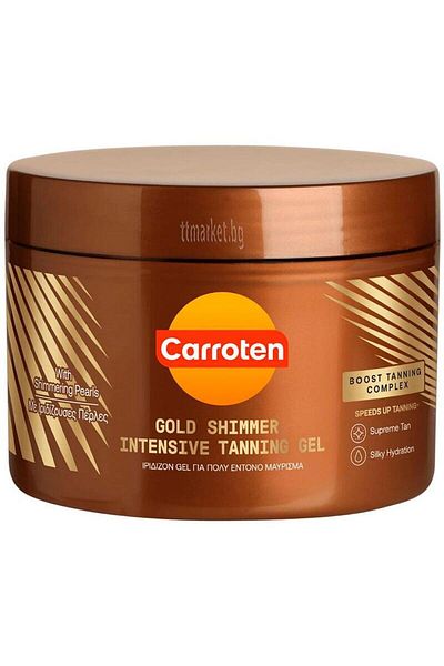 Belora Gel de bronzare intensiv Carroten Gold Shimmer