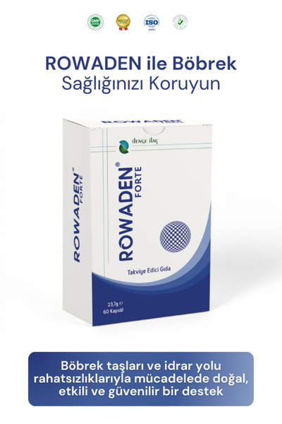 denge ilaç RowadenForte Kapsül böbrek ve taşlarının tedavisinde destekleyici
