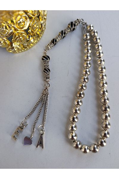 devritarz Chrome Plated Alpaca Rosary on Solid Brass with High Visual