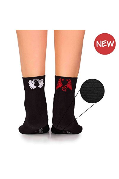 Pirin Hill Sosete Bumbac Negru Dracusor Si Ingeras Active Day