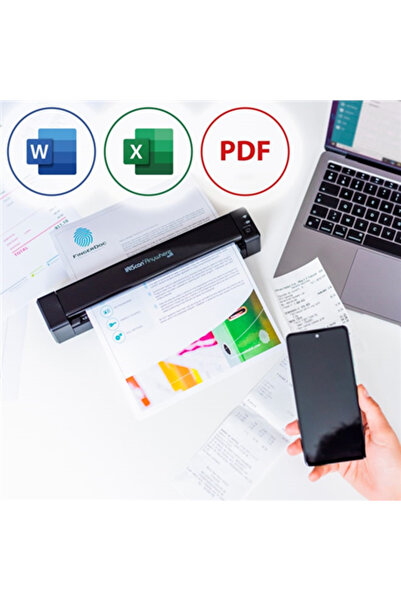 M Singer Scaner de documente IRIS Anywhere 6 Wifi cu conectivitate USB și Wi-Fi și rezoluție de 600 dpi