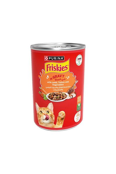 PURINA NESTLE Purina Friskies Cat Lamb&Turkey&Veg 400g