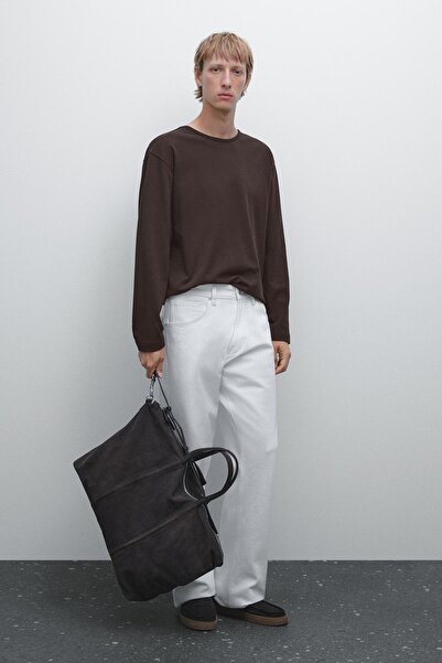 Massimo Dutti Uzun kollu ağır t-shirt