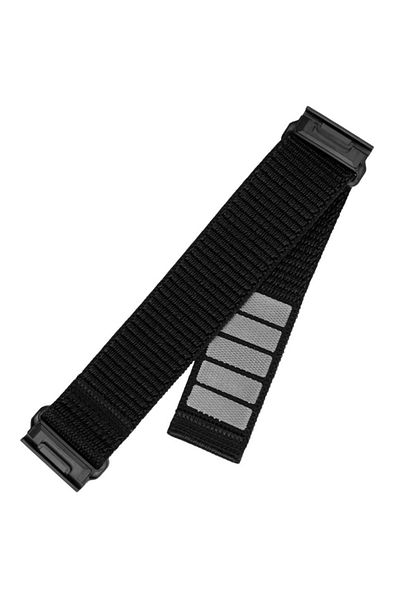 FIXED Stały | Sportowy pasek do Garmin QuickFit 22mm | 160-210 mm | Czarny | Nylon