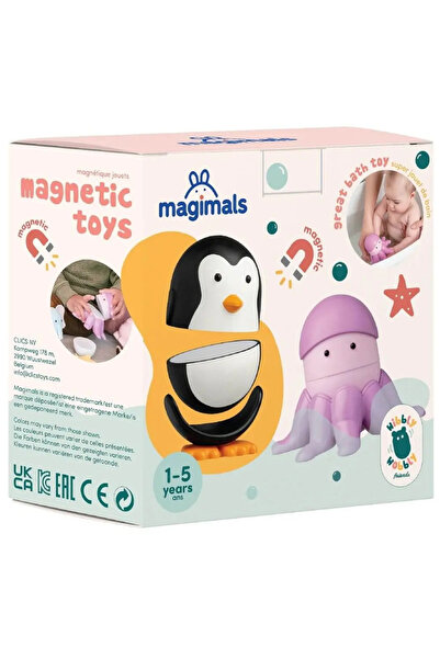 Clicstoys Joc Cu Magneti Magimals Pinguin Si Caracatita