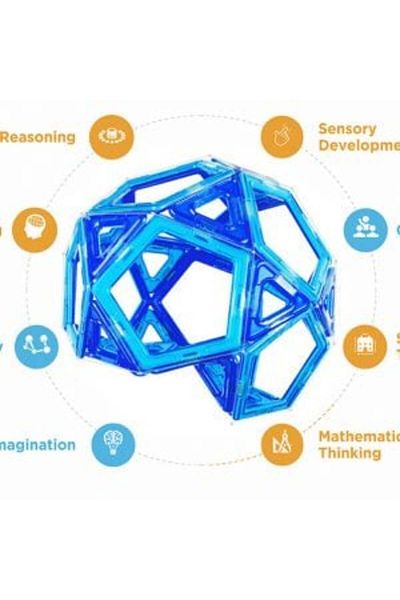 Clicstoys Magnetic building set - Magformers Basic Plus 30 set