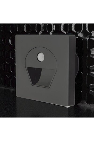 Cata 1W SENSÖRLÜ LEDLİ KORİDOR ARMATÜRÜ SİYAH KASA(BEYAZ) CT-5170SB