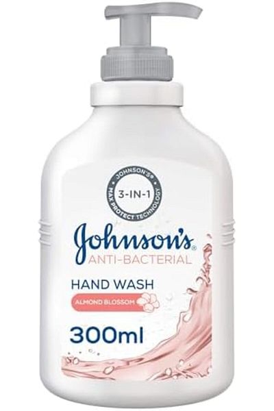 Johnson's Antibacterial Hand Wash with Almond Blossom, 300ml