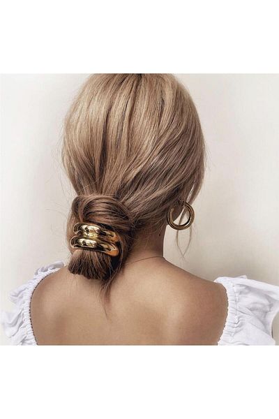 Atılgan Grp Women's Imported Pinterest 2 Row Elastic Buckle